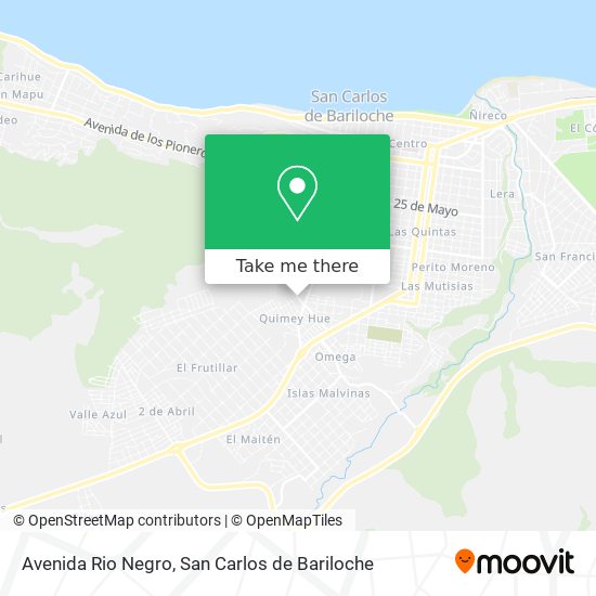 Avenida Rio Negro map