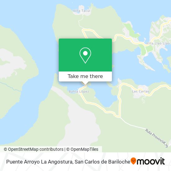 Puente Arroyo La Angostura map