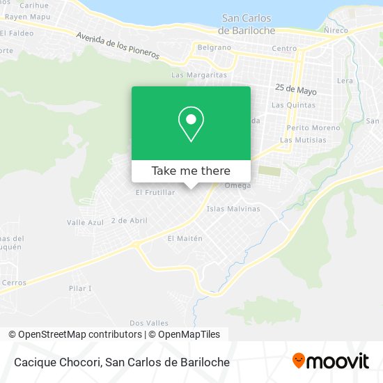 Mapa de Cacique Chocori