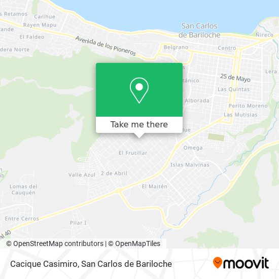 Mapa de Cacique Casimiro