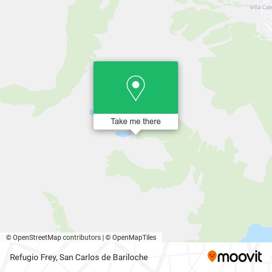 Refugio Frey map