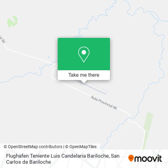Flughafen Teniente Luis Candelaria Bariloche map