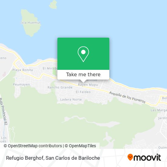 Refugio Berghof map