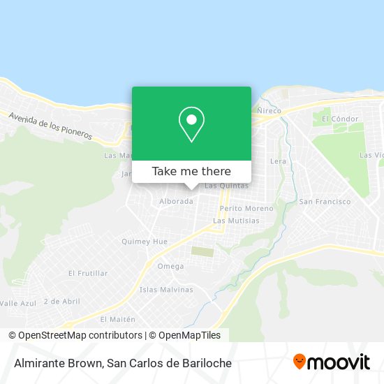 Mapa de Almirante Brown