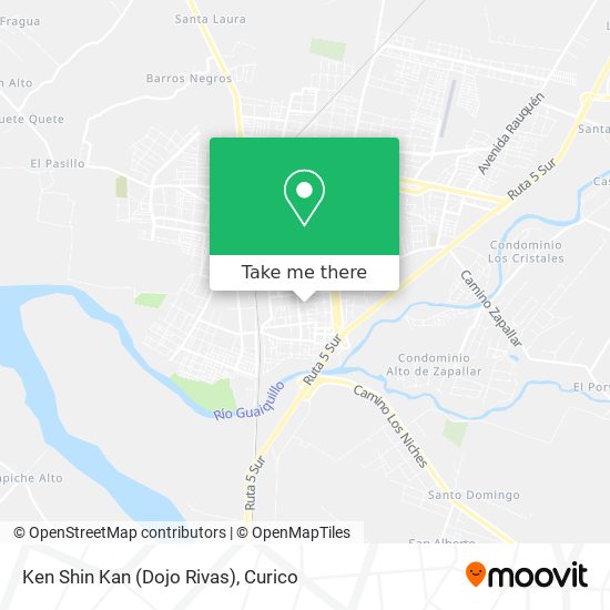Mapa de Ken Shin Kan (Dojo Rivas)