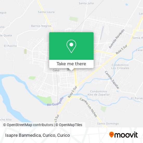 Isapre Banmedica, Curico map