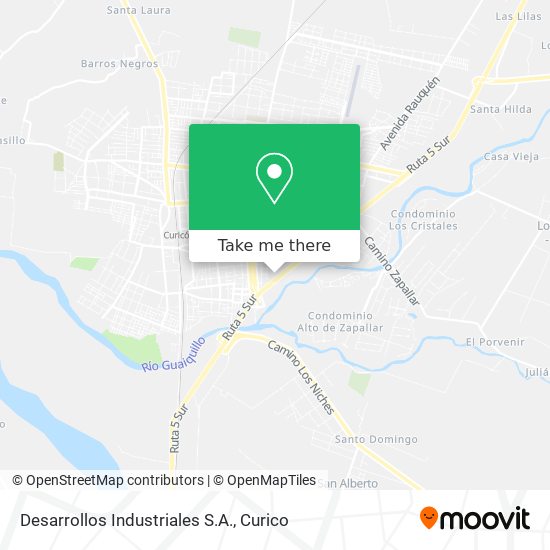 Desarrollos Industriales S.A. map