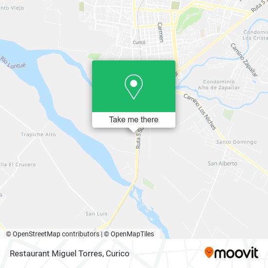 Restaurant Miguel Torres map