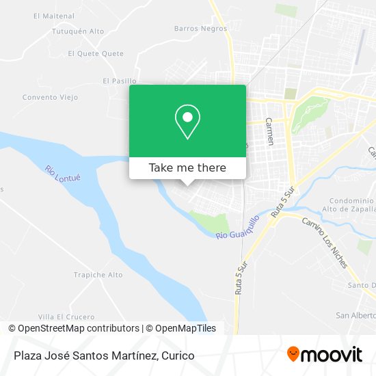 Mapa de Plaza José Santos Martínez