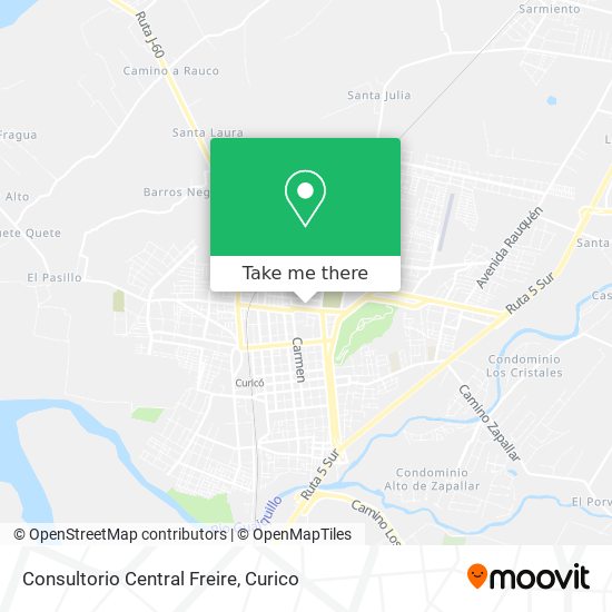 Consultorio Central Freire map