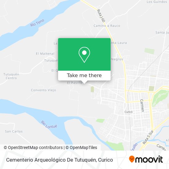 Cementerio Arqueológico De Tutuquén map