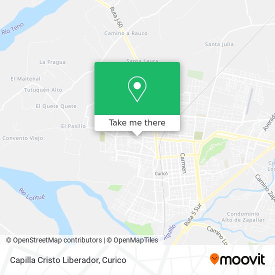 Capilla Cristo Liberador map