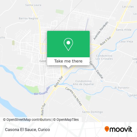 Mapa de Casona El Sauce