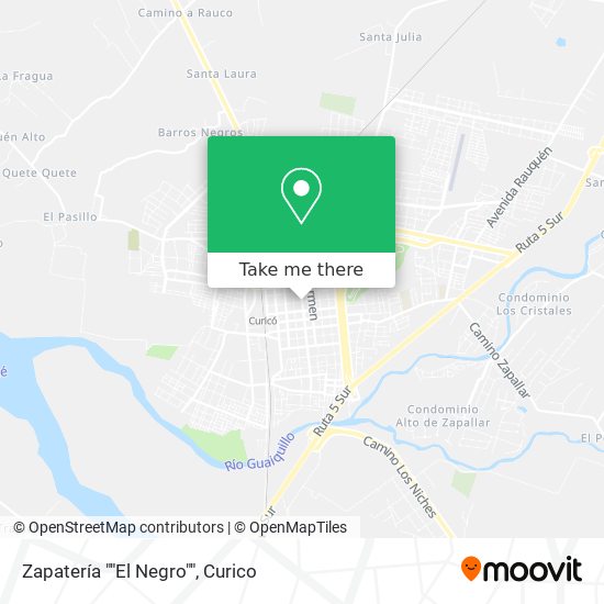 Zapatería ""El Negro"" map
