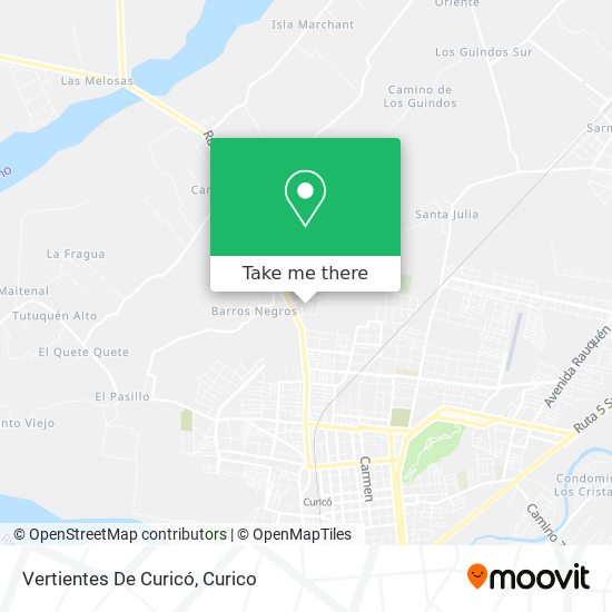 Vertientes De Curicó map