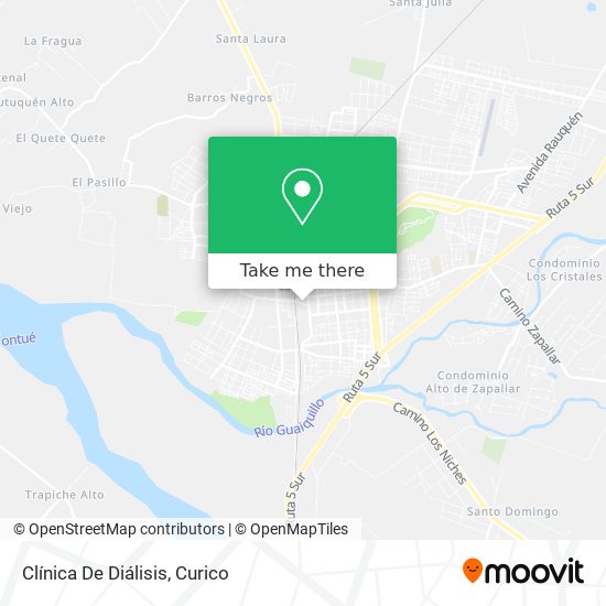 Mapa de Clínica De Diálisis