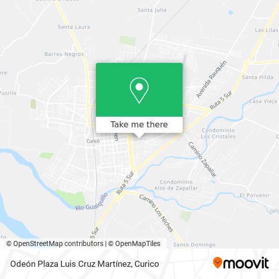 Odeón Plaza Luis Cruz Martínez map