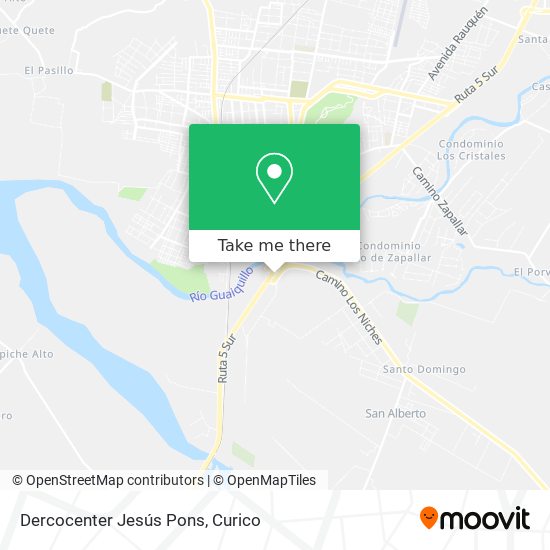 Mapa de Dercocenter Jesús Pons