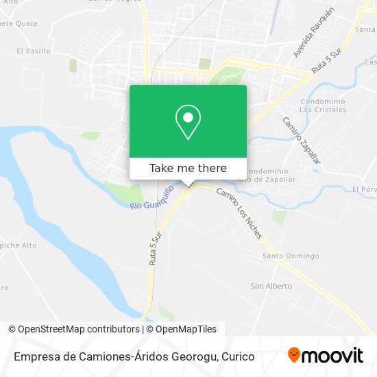 Empresa de Camiones-Áridos Georogu map