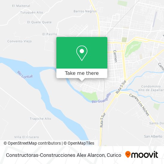 Mapa de Constructoras-Construcciones Alex Alarcon