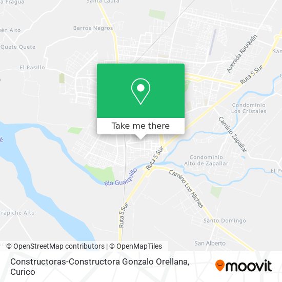 Constructoras-Constructora Gonzalo Orellana map