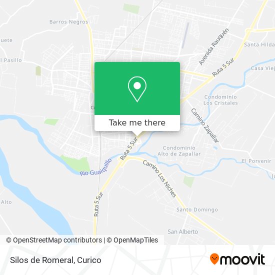 Mapa de Silos de Romeral