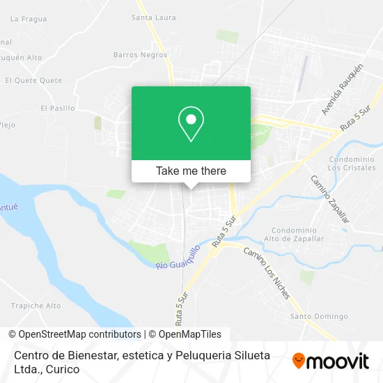 Centro de Bienestar, estetica y Peluqueria Silueta Ltda. map