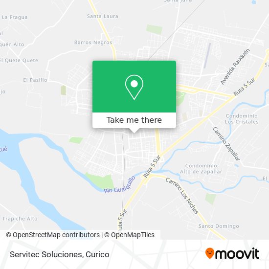 Mapa de Servitec Soluciones