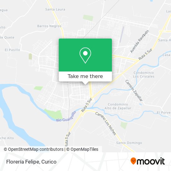 Florería Felipe map