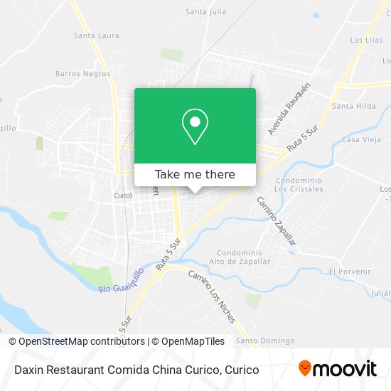 Daxin Restaurant Comida China Curico map