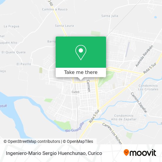 Ingeniero-Mario Sergio Huenchunao map