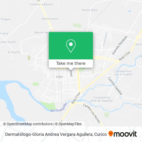 Dermatólogo-Gloria Andrea Vergara Aguilera map
