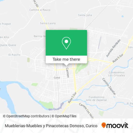 Mueblerias-Muebles y Pinacotecas Donoso map