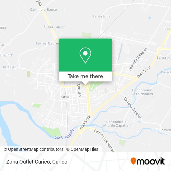 Zona Outlet Curicó map