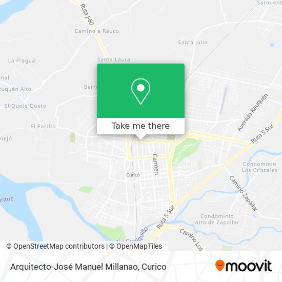 Mapa de Arquitecto-José Manuel Millanao