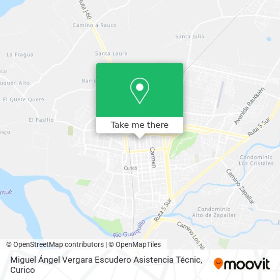 Miguel Ángel Vergara Escudero Asistencia Técnic map