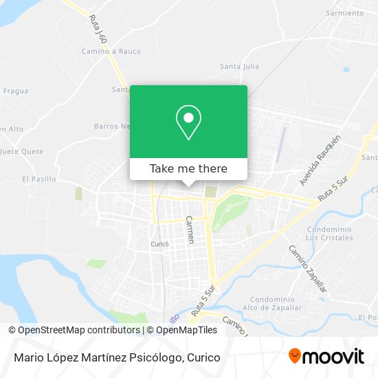 Mario López Martínez Psicólogo map