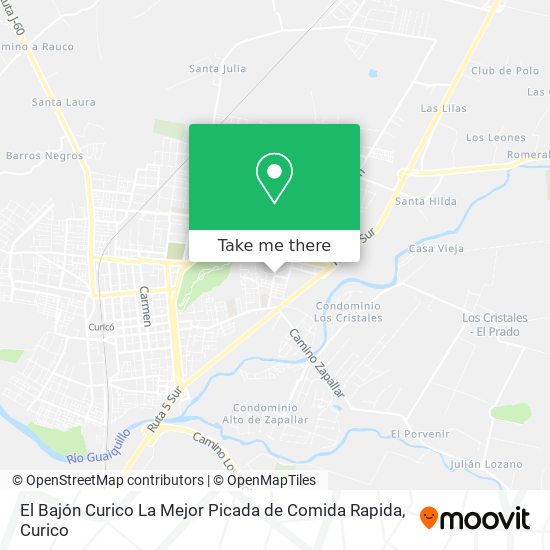 El Bajón Curico La Mejor Picada de Comida Rapida map