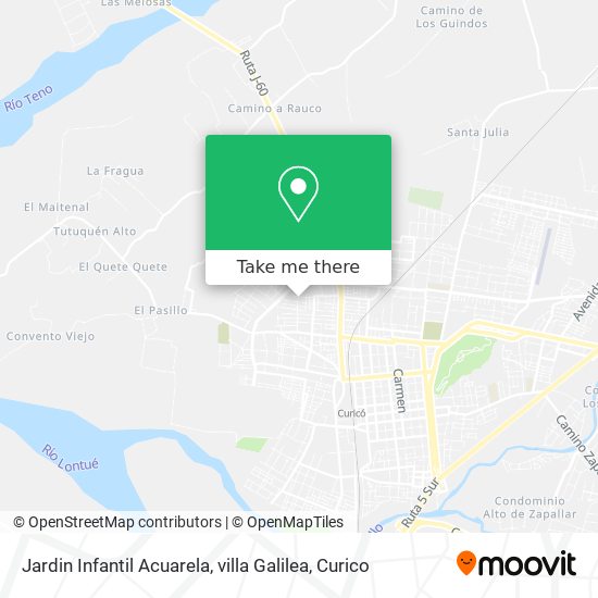 Mapa de Jardin Infantil Acuarela, villa Galilea