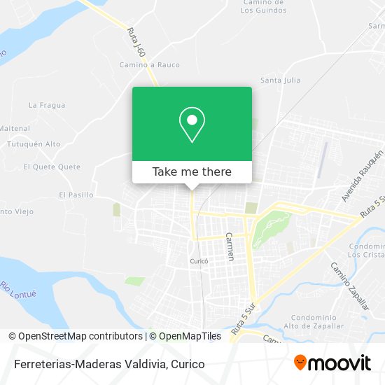 Ferreterias-Maderas Valdivia map