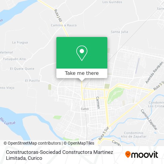 Constructoras-Sociedad Constructora Martinez Limitada map