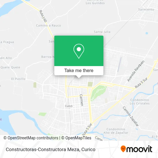 Constructoras-Constructora Meza map