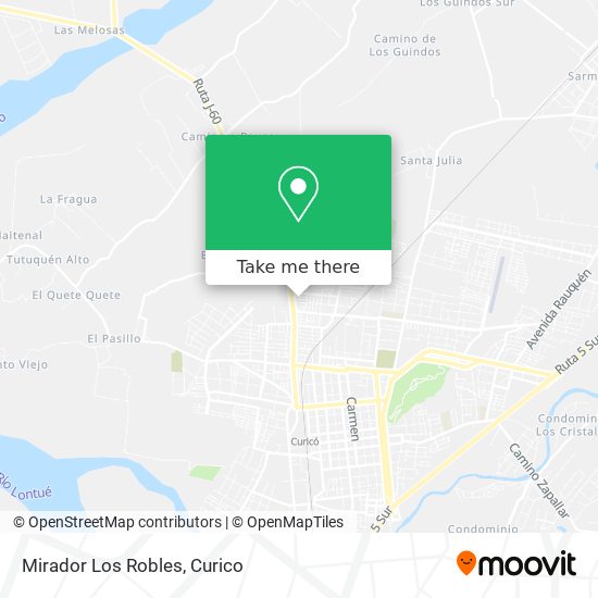 Mapa de Mirador Los Robles