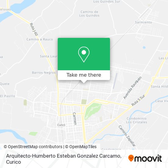 Arquitecto-Humberto Esteban Gonzalez Carcamo map
