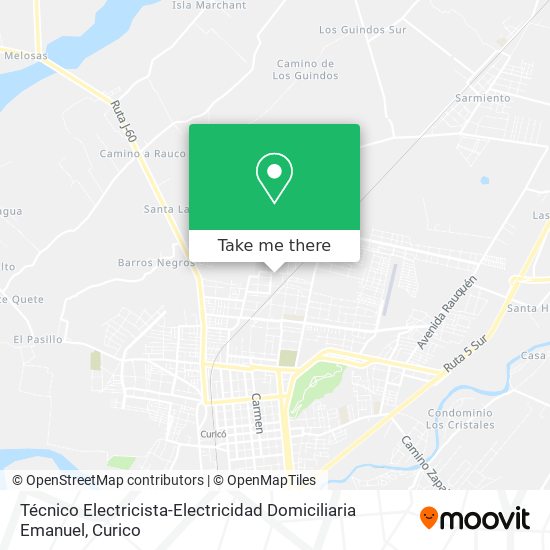 Técnico Electricista-Electricidad Domiciliaria Emanuel map