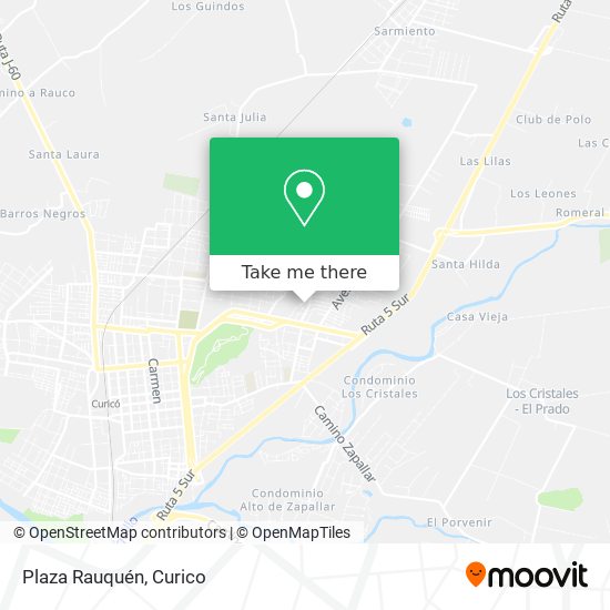 Mapa de Plaza Rauquén