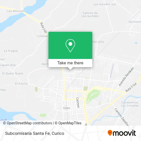 Subcomisaría Santa Fe map