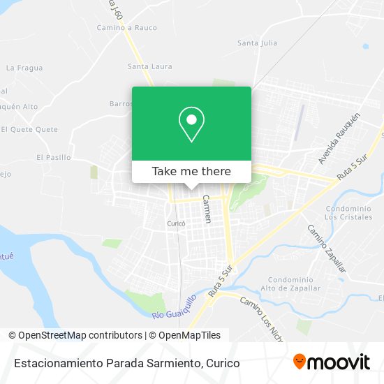 Estacionamiento Parada Sarmiento map