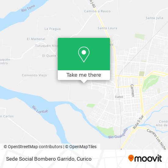 Sede Social Bombero Garrido map