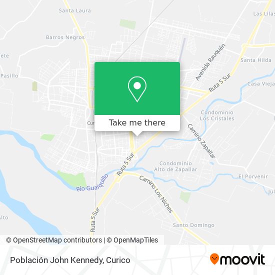 Población John Kennedy map